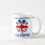 Personalized British Kiss Me I'm Culpeper Coffee Mug
