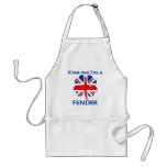 Personalized British Kiss Me I'm Fender aprons