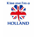 Personalized British Kiss Me I'm Holland t-shirts by KissMeTshirts Personalized British Kiss Me I'm Holland t-shirts