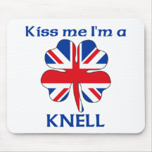 Personalized British Kiss Me I'm Knell Mouse Mat