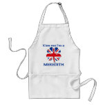 Personalized British Kiss Me I'm Meredith Apron