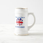 Personalized British Kiss Me I'm Rowland Mug