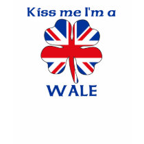 Personalized British Kiss Me I'm Wale t-shirts