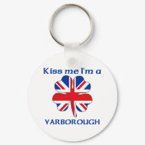 Personalized British Kiss Me I'm Yarborough keychains by KissMeTshirts Personalized British Kiss Me I'm Yarborough keychains