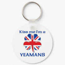 Personalized British Kiss Me I'm Yeamans keychains by KissMeTshirts Personalized British Kiss Me I'm Yeamans keychains