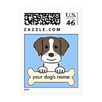 Personalized Brittany Spaniel Postage