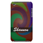 Personalized brown color abstract casemate cases