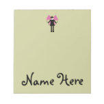 Personalized Buggy Martzkins Butterfly Notepad notepads