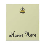 Personalized Buggy Martzkins Honey Bee Notepad notepads