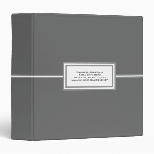 Personalized Business Binder Zazzle