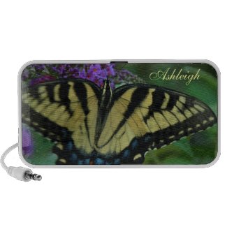 Personalized Butterfly Doodle Speakers doodle