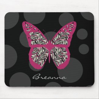Personalized Butterfly Mousepad mousepad