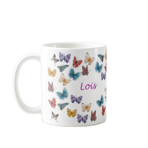 Personalized Butterfly Mug - Lois