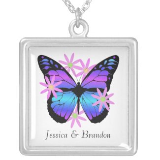 Personalized Butterfly Necklace necklace
