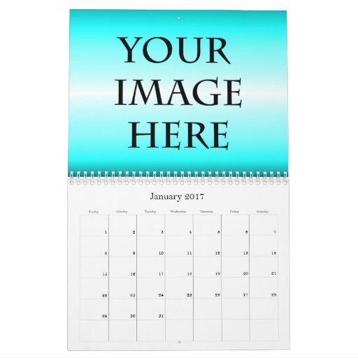 personalized photo calendar template