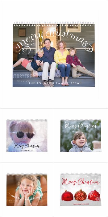 Personalized Calendars Photo Merry Christmas 2016