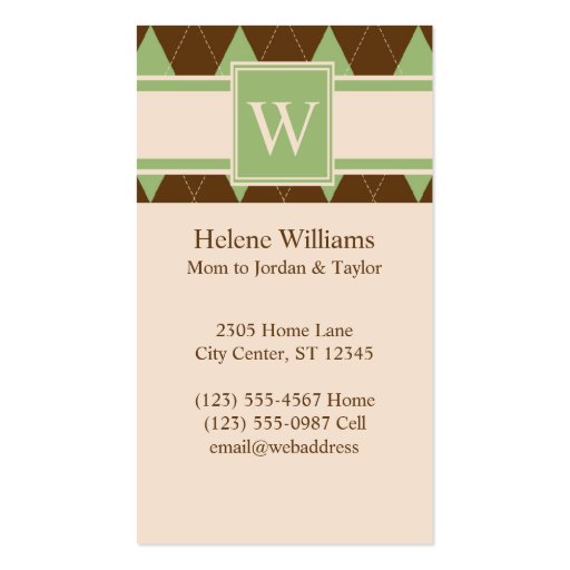 Personalized Calling Cards/Business Cards