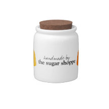 Personalized Candy Jar with Gumdrops