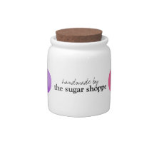 Personalized Candy Jar with Hard Candies