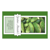 Personalized Canning Jar Label, Cucumber Pickle Rectangle Stickers