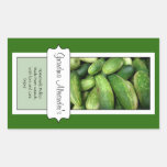 Personalized Canning Jar Label, Cucumber Pickle stickers