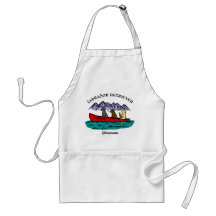 Personalized Canoe Adventure Labradors Apron