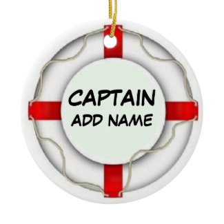 Personalized Captain ornament