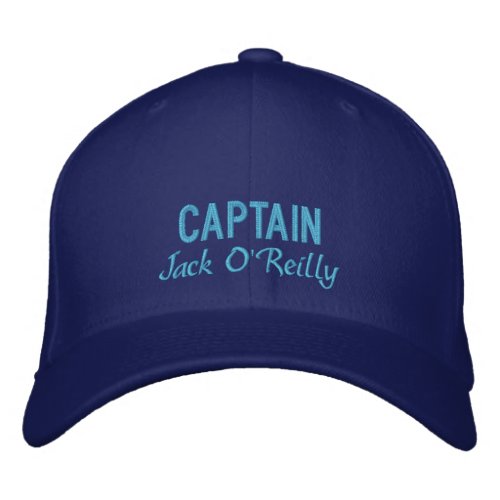 Personalized Captain's Embroidered Hat embroideredhat