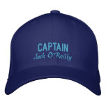 Personalized Captain's Embroidered Hat