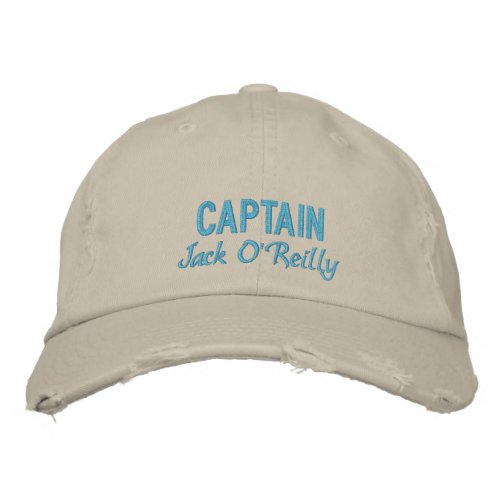 Personalized Captain's Embroidered Hat embroideredhat