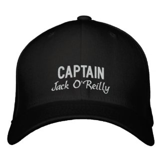 Personalized Captain's Embroidered Hat embroideredhat