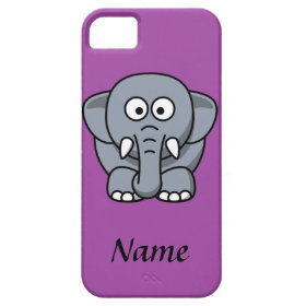 Personalized Cartoon Elephant iPhone 5 Case