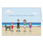 Personalized Cartoon Family Card