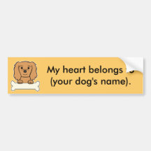 Personalized Cavalier Bumper Sticker