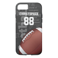 Personalized Chalkboard American Football iPhone 7 Case