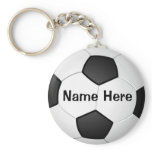 Personalized 'Cheap Soccer Gifts for Girls & Boys Keychains