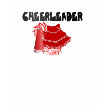 Personalized Cheerleader T-Shirt by SweetRascal Personalized Cheerleader T-Shirt