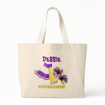 Personalized Cheerleader Tote Bag by SweetRascal Personalized Cheerleader Tote Bag