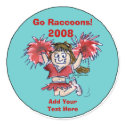 Personalized Cheerleading Sticker 2 by zooogle Personalized Cheerleading Sticker 2