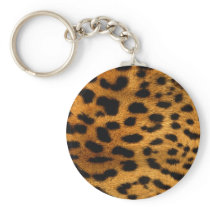 Personalized Cheetah Keychains
