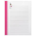 Personalized Chef Design Recipe Page Lined Letterhead Design