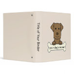 Personalized Chesapeake Bay Retriever 3 Ring Binder