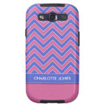 Personalized Chic Chevrons Samsung Galaxy S3 Case