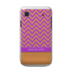 Personalized Chic Chevrons Samsung Galaxy S Case