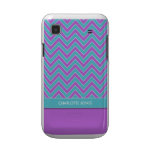 Personalized Chic Chevrons Samsung Galaxy S Case