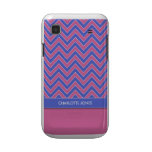 Personalized Chic Chevrons Samsung Galaxy S Case
