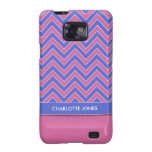 Personalized Chic Chevrons Samsung Galaxy S Case