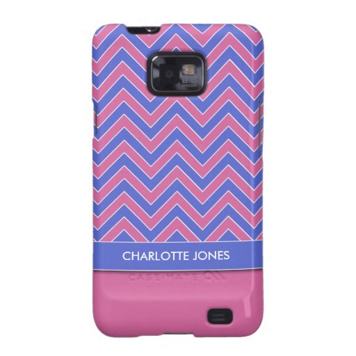 Personalized Chic Chevrons Samsung Galaxy S Case