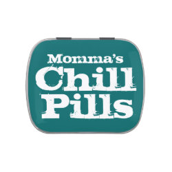 Personalized Chill Pills Mint/Candy Container Jelly Belly Tins