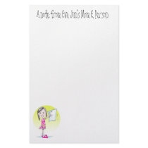 Personalized China Girl Stationery